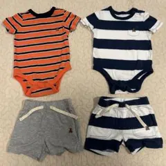 【4点セット】GAP ロンパース・ショートパンツ