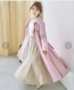 WILLSELECTION トレンチコート ピンクのサムネイル