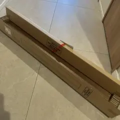 【新品未使用】壁に付けられる家具棚 ウォールナット材突板 88㎝のサムネイル