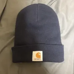 カーハート　ネイビー　ビーニー