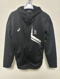 着用数回asicsアシックス LIMOスウェットフルジップパーカー メンズM 黒