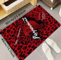 新品●コブラ●レオパードラグ 60x40cm