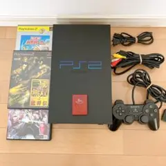 動作確認済　PlayStation2 本体セット SCPH-50000 ブラック