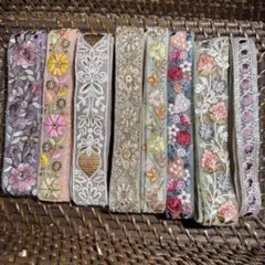 最新作入り♡サマー♡インド刺繍リボン福袋♡スペシャル福袋1.5m✖️8本