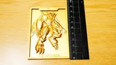 ウォーグレイモン デジタルモンスター デジモン カード 3D 石板 アンティーク