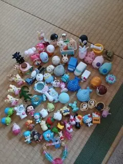 カプセルトイ、バスボールフィギュア、 小物セット 80点