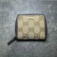 GUCCI】GGキャンバス コインケース ラウンドファスナー 115255 - メルカリ