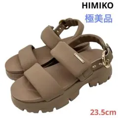 〈極美品〉HIMIKO ヒミコ【23.5cm】厚底パデット サンダル ブラウンのサムネイル