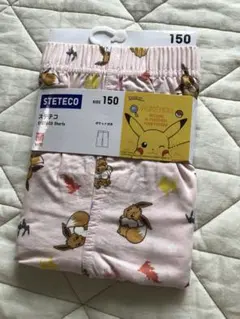 新品 ユニクロ ポケモン ステテコ キッズ 150 ピンク イーブイ