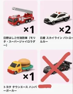 トミカ ハッピーセット マクドナルド