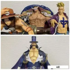 ワンピース ロックス海賊団 4人 フィギュア ガレージキット - メルカリ