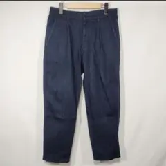 ユニクロ　ワイドフィットワンタックデニム