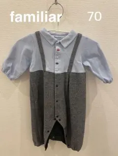 familiar 半袖ロンパース 70サイズ