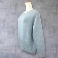 ★美品◆アーバンリサーチロッソ◆エクストラファインシームデザインニットLB