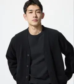 【新品未使用】ユニクロ ラムＶネックカーディガン XL