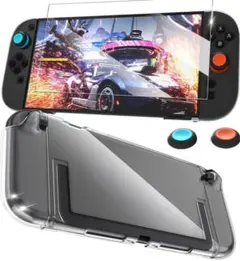 ❣️新品未使用❣️ Switch2 ガラスフィルム　ケース　スティックキャップ
