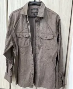 BANANA REPUBLIC Mサイズ ブラウンシャツ