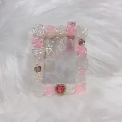 B8 トレカケース ホイップデコ ピンク バラ