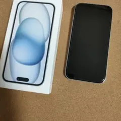 iPhone 15 ホワイト 背面ひび割れあり