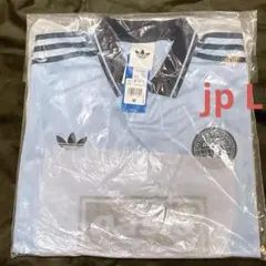 新品 adidas Oasis ツアー ジャカード ジャージ Lサイズ ブルー