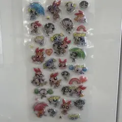 プチドロップステッカー　パワーパフガールズ　台紙なし