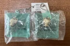 バンプレスト 猫 フィギュア キーホルダー 2点セット