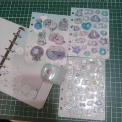 シールつき　シール帳　シマエナガ　プチドロップ　メロウアクアリウム　おすそ分け