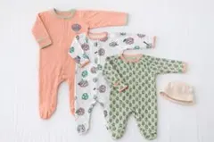 lepshim ロンパース・カバーオール 3点セット＋帽子