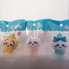 【人気】ちいかわ ソフビインテリアマスコット 3個セット