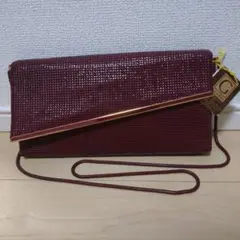 GLOMESH ヴィンテージ メッシュ ショルダーバッグ （ボルドー） - メルカリ