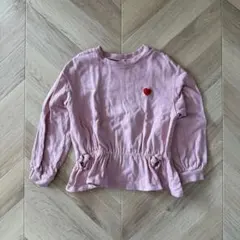 apres les cours アプレレクール ハート長袖スウェット 120cm