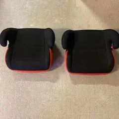 黒と赤のブースターシート 2個セット チャイルドシート