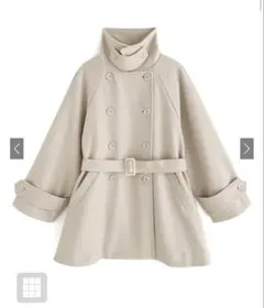 GRLベルト付きマルチWayフェイクウールコート ［fo1762］