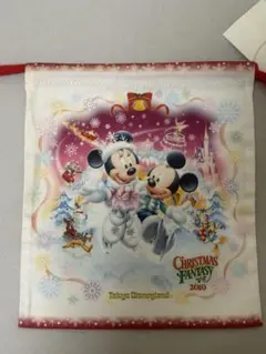 ディズニー　2010 クリスマス　巾着
