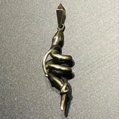 珍品 スネーク ペンダント HYDE着系 silver 925 蛇 美品