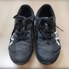 【アシックスasics 】レーザービーム〈紐タイプ 〉23cmブラック