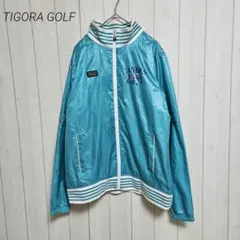 TIGORA GOLF 軽量 ゴルフウェアー ナイロンジャケット 裏メッシュ Lのサムネイル