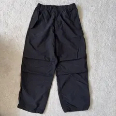 【GU】パラシュートパンツ⚫︎ブラック　⚫︎メンズ L