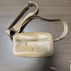 美品 トミー・ヒルフィガー ショルダーバッグ ベージュ