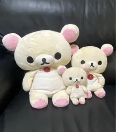 初期‼️サンエックス　コリラックマ　くったりぬいぐるみ　３種セット