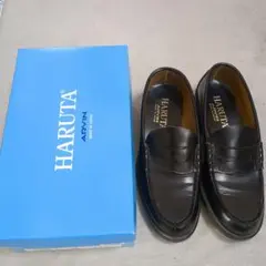 HARUTA ARYVIN ブラック ローファー26.5センチ　3E