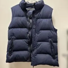 SLAP UP FASHION ネイビー ダウンベスト 175/92A