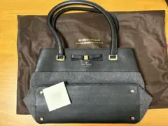 kate spade ハンドバッグ 黒/グレー
