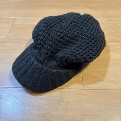 つば付きニット帽 ニット帽