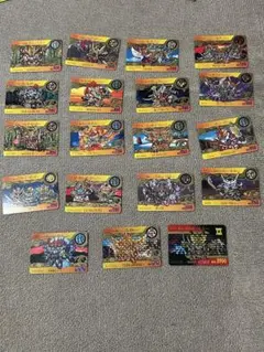 カードダス30周年ベストセレクションSDガンダムワールド21枚セットバラ