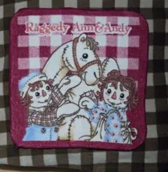 【レア ♡未使用】Raggedy Ann＆Andy❤︎ミニタオル ハンカチ