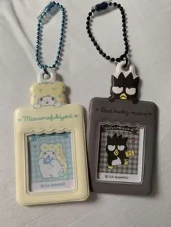 サンリオ シークレットミニチュアチェキ用ホルダー　バッドバツ丸　まるもふびより