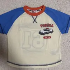 トミカ　パトカー　ラグランTシャツ　バースデイ　半袖トップス　車　警察