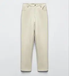 ZARA フェイクレザーパンツ