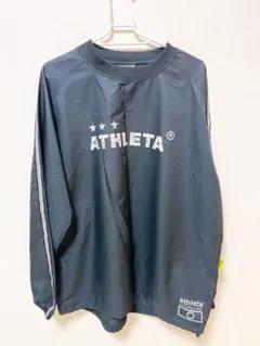 ATHLETA ブラック 長袖ピステ